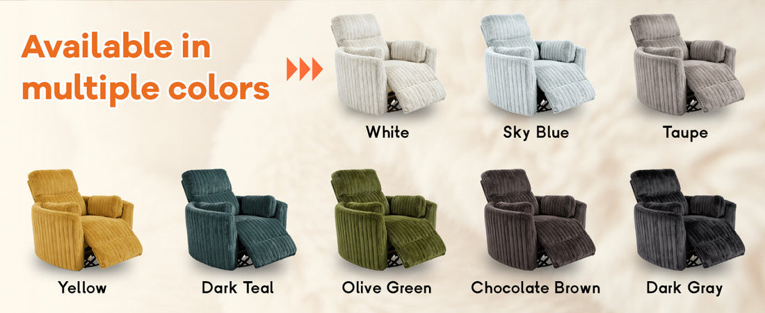 How to Choose a Wide Power Glider Recliner with Swivel & USB Charging