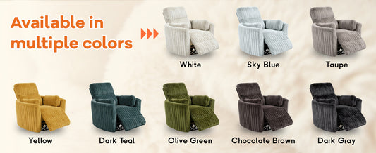 How to Choose a Wide Power Glider Recliner with Swivel & USB Charging