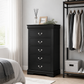 Transitional Solid Wood Chest with English Dovetail Drawers and Bracket Feet
