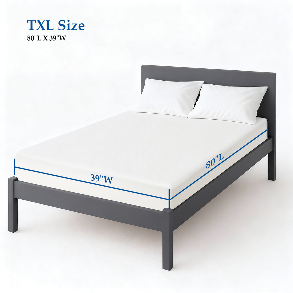 Cooling Gel Memory Foam Mattress – Medium Firm, Motion Isolation, Pressure-Relieving Bed in a Box