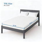 Cooling Gel Memory Foam Mattress – Medium Firm, Motion Isolation, Pressure-Relieving Bed in a Box