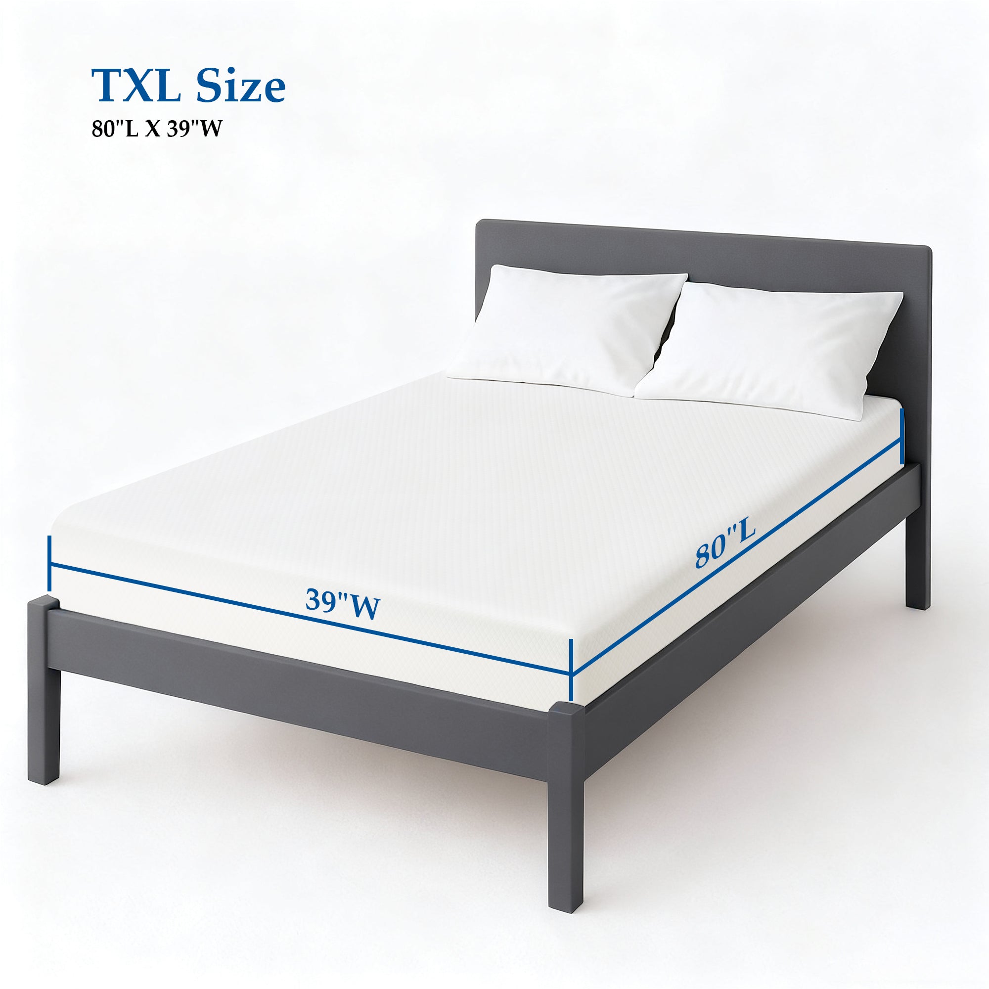 Cooling Gel Memory Foam Mattress – Medium Firm, Motion Isolation, Pressure-Relieving Bed in a Box