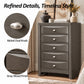 Transitional 5-Drawer Chest with Solid Wood Construction – No Assembly Required