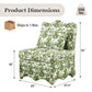 French Traditional Accent Chair with Scalloped Back and 1.75 lb High-Density Foam
