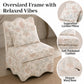 French Traditional Accent Chair with Scalloped Back and 1.75 lb High-Density Foam
