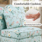 French Traditional Accent Chair with Scalloped Back and 1.75 lb High-Density Foam