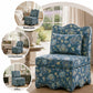 French Traditional Accent Chair with Scalloped Back and 1.75 lb High-Density Foam