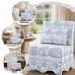 French Traditional Accent Chair with Scalloped Back and 1.75 lb High-Density Foam