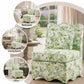 French Traditional Accent Chair with Scalloped Back and 1.75 lb High-Density Foam