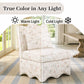 French Traditional Accent Chair with Scalloped Back and 1.75 lb High-Density Foam