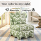 French Traditional Accent Chair with Scalloped Back and 1.75 lb High-Density Foam