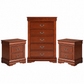 Transitional Solid Wood Chest with English Dovetail Drawers and Bracket Feet
