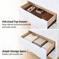 Mid-Century Modern Wood Storage Chest – Sleek Tapered Legs and Hidden Pulls