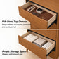 Mid-Century Modern Wood Storage Chest – Sleek Tapered Legs and Hidden Pulls