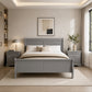 Transitional Sleigh Bed – Timeless Wood Elegance for Modern Bedrooms