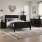 4-Piece Transitional Sleigh Bedroom Set with Solid Wood Bed, Nightstand, Chest & Dresser (Mirror Optional)