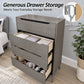 Mid-Century Modern Wood Storage Chest – Sleek Tapered Legs and Hidden Pulls