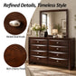 Transitional 8-Drawer Dresser with Solid Wood Construction – Optional Mirror