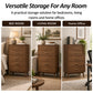 Mid-Century Modern 5-Drawer Chest in Walnut with Tapered Legs