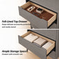Mid-Century Modern Wood Storage Chest – Sleek Tapered Legs and Hidden Pulls