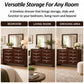 Transitional 8-Drawer Dresser with Solid Wood Construction – Optional Mirror