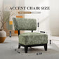 Mid-century Modern Accent Chair – Armless, Tapered Black Legs, Abstract Texture Fabric