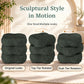 3-Level Swivel Stool with 2 Rotating Tiers, No Assembly Required