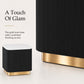 Modern Marble End Table – Genuine Marble Top & Gold Stainless Steel Base