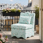 French Traditional Accent Chair with Scalloped Back and 1.75 lb High-Density Foam