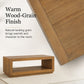 Contemporary Oak Coffee Table – Open Shelf Design with Plinth Base