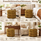 3-Level Swivel Stool with 2 Rotating Tiers, No Assembly Required