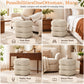 3-Level Swivel Stool with 2 Rotating Tiers, No Assembly Required