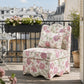 French Traditional Accent Chair with Scalloped Back and 1.75 lb High-Density Foam