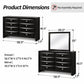 Transitional 8-Drawer Dresser with Solid Wood Construction – Optional Mirror