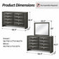 Transitional 8-Drawer Dresser with Solid Wood Construction – Optional Mirror