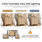Traditional 3-Drawer Nightstand with Solid Wood Legs, Quick Assembly