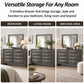 Transitional 8-Drawer Dresser with Solid Wood Construction – Optional Mirror
