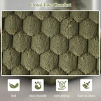 Olive Green Chaise Lounge-Close-up pictures of fabric details