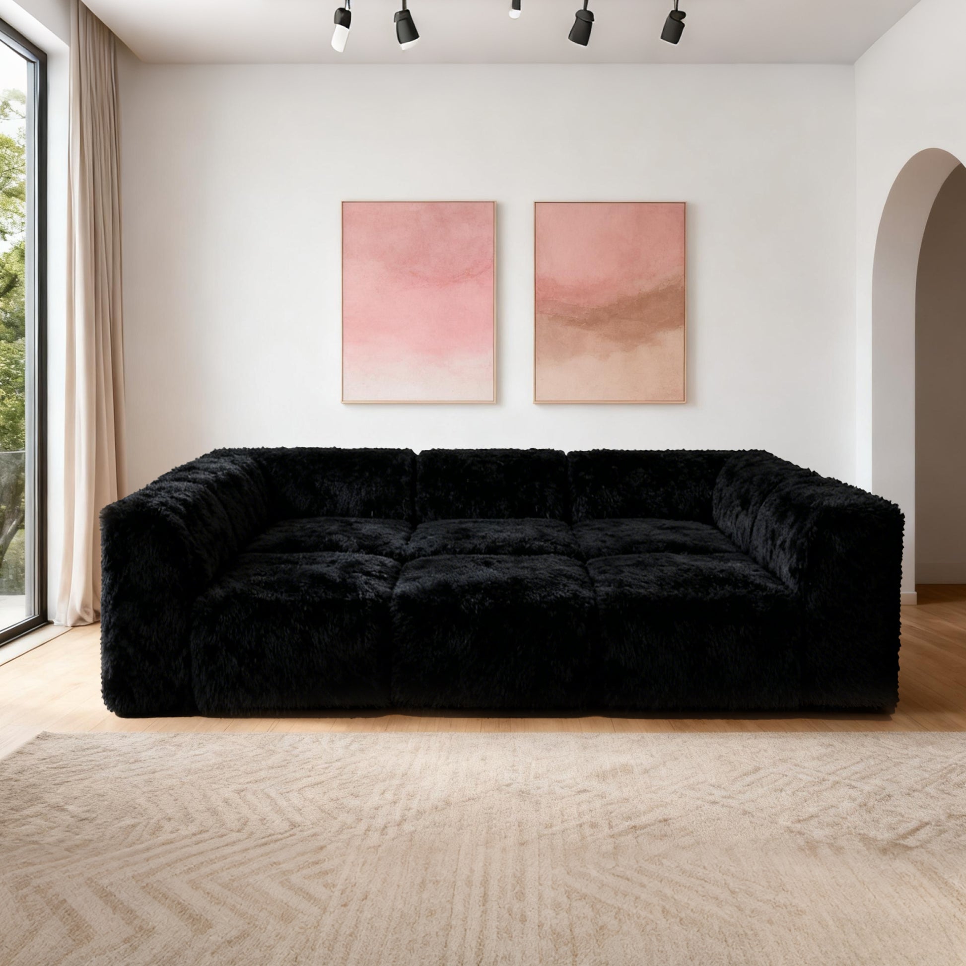 Black  daybed  Additional lifestyle scenes showing everyday home use