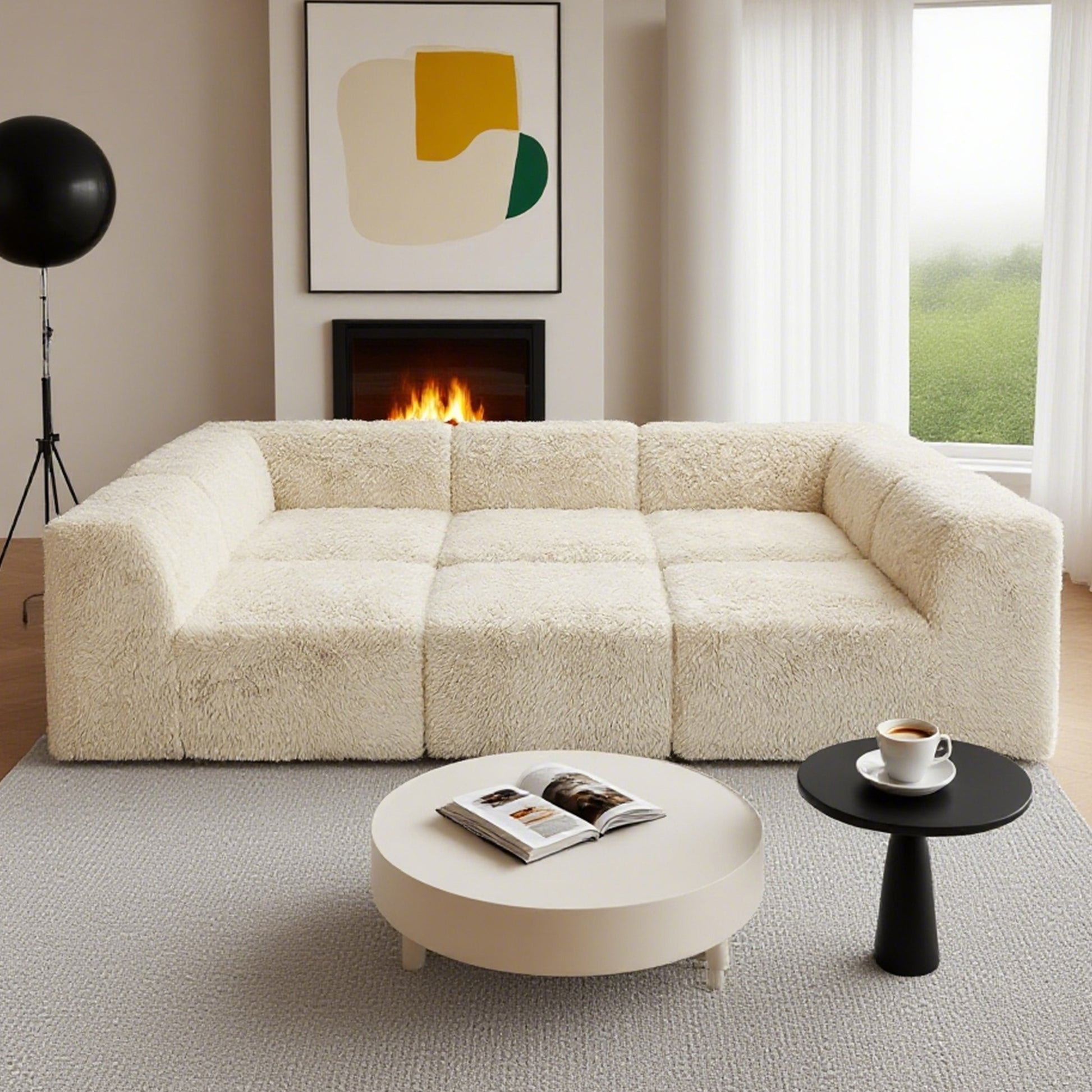 Soft sand daybed  Additional lifestyle scenes showing everyday home use