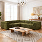 Olive green Sofa with Dual Arms--Additional lifestyle scenes showing everyday home use