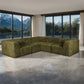 Olive green Sofa with Dual Arms--Additional lifestyle scenes showing everyday home use