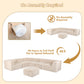 Soft sand sofa comes in simple packaging and requires no assembly.