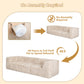 The soft sand sofa comes in simple packaging and requires no assembly.