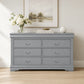 3-Piece Transitional Bedroom Storage Set with Nightstand, Chest & Dresser (Mirror Optional)