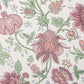 French Farmhouse Accent Chair with Scalloped Back & Upholstered Seat