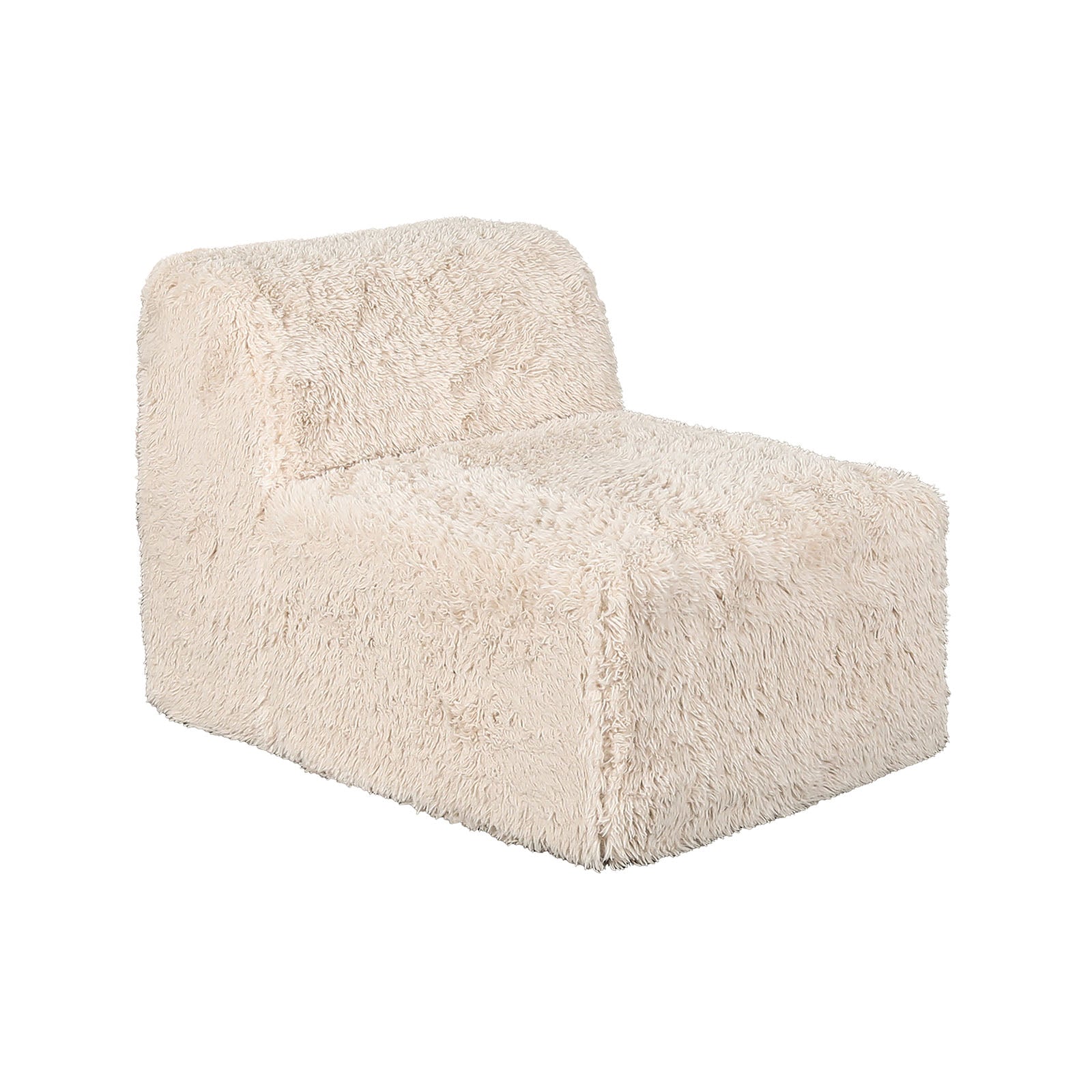 Contemporary Modular Sectional Sofa with Asymmetrical Single Backrest – Deep Seating Comfort