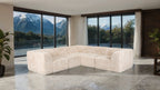 Contemporary Symmetrical Modular Sofa with Dual Arms – Deep Seating Sectional Design