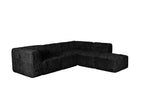 Contemporary Modular Sectional Sofa with One Arm and Chaise Extension – Deep Seating Design