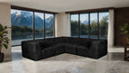 Contemporary Symmetrical Modular Sofa with Dual Arms – Deep Seating Sectional Design